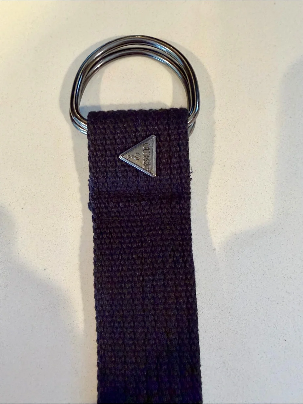 Men’s Black Guess Logo Belt